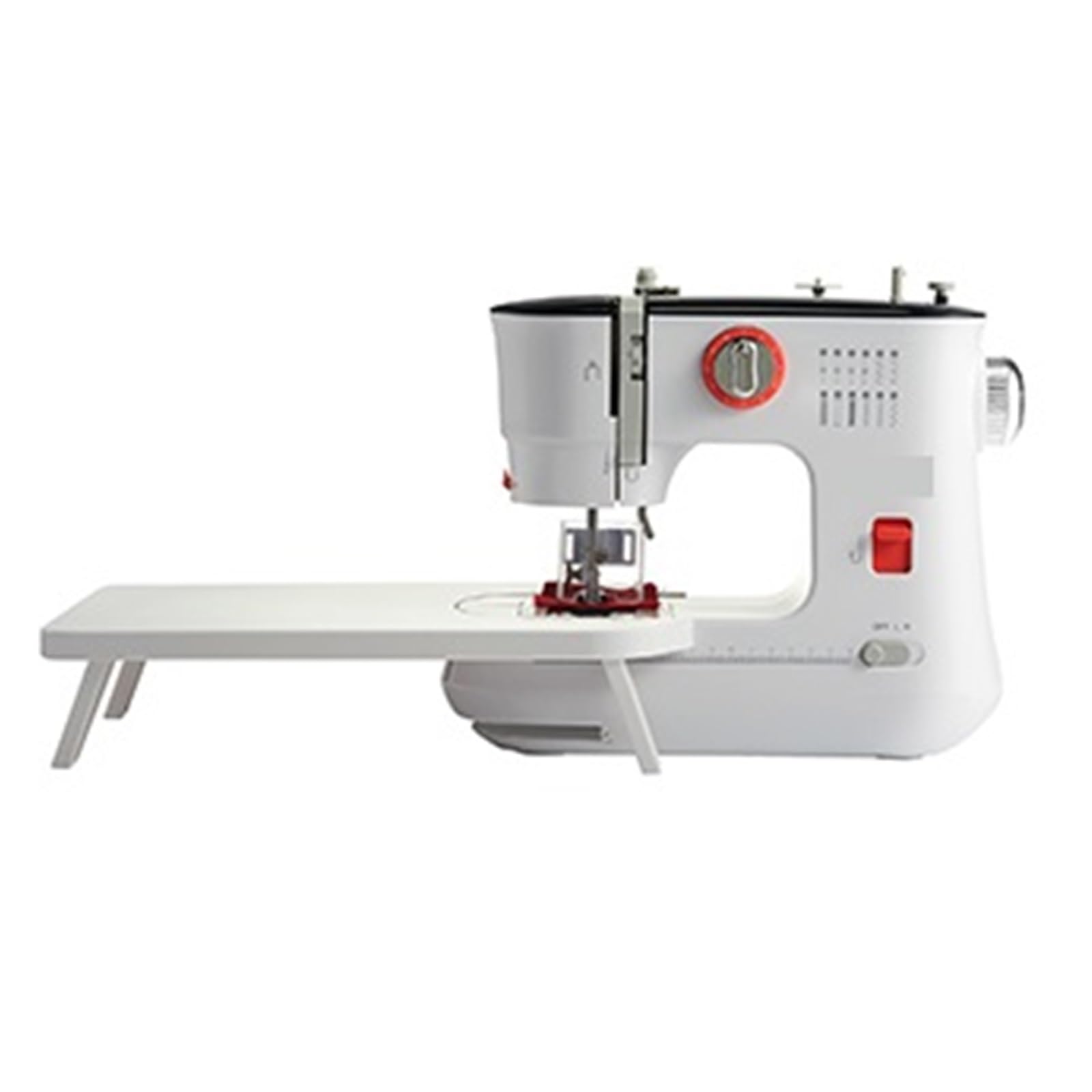 Máquina de Coser portátil de Doble Velocidad para el hogar, Bricolaje, 12 Puntadas incorporadas y reversa, con Mesa de extensión de Pedal, 42 Accesorios, Potente, silenciosa y Estable.