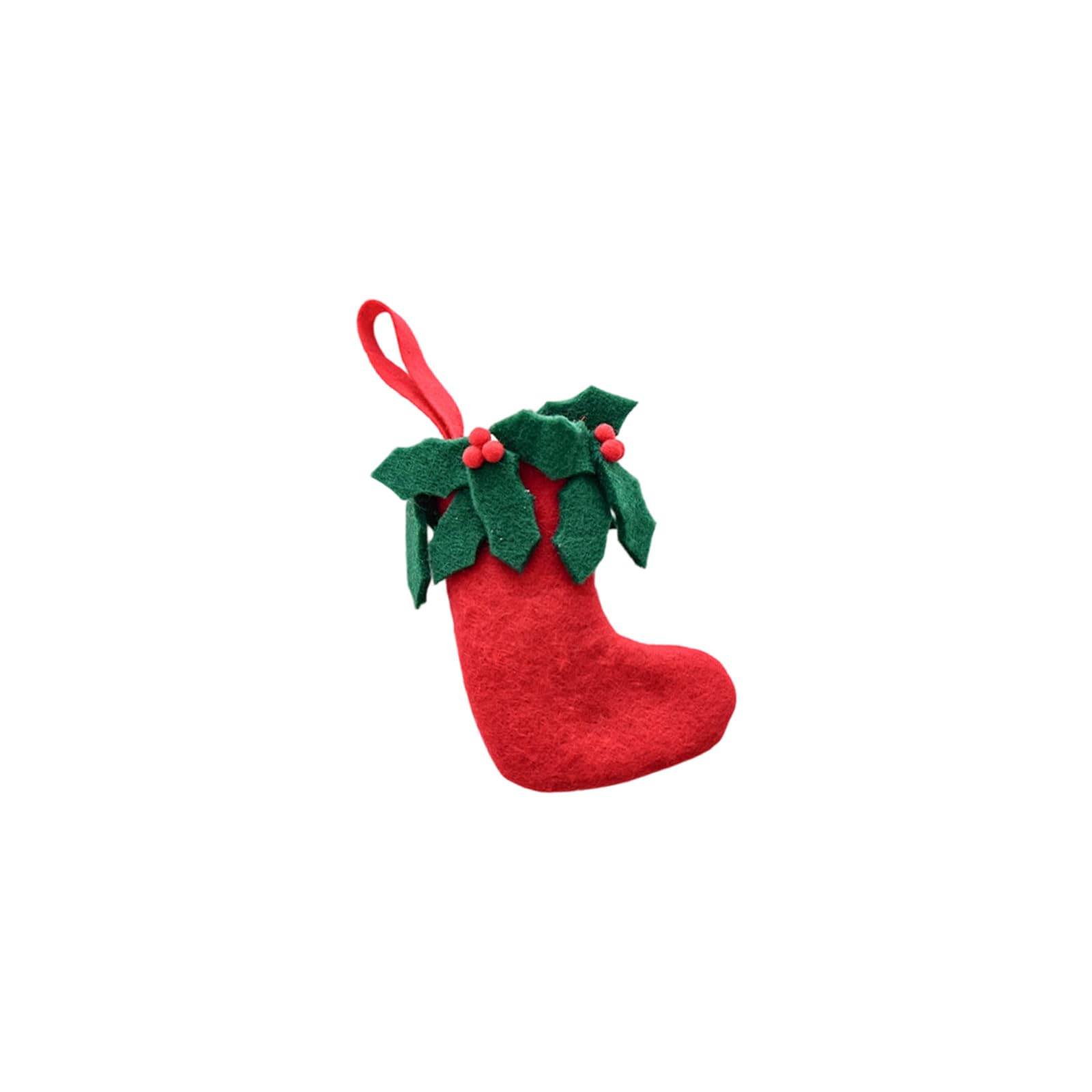 Limtula 30Cm Wool Felt Holiday Decoration Circles Seasonal Door Hanging for Family Celebration Event Robin Red Berries Foliages Garlands