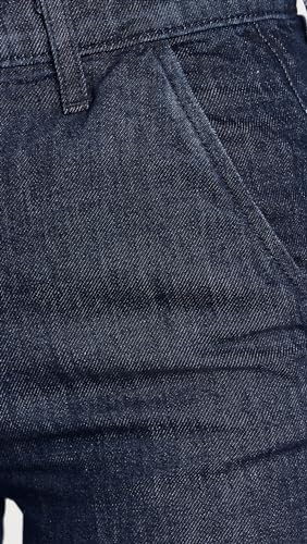Women's Denim Trousers Indigo Linen 6