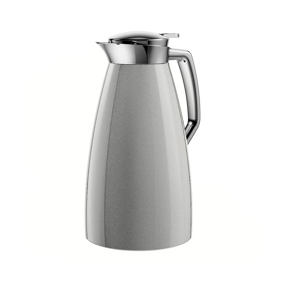 Emsa Plaza F4140100 Flask Plastic ABS, 1 Litre, Silver
