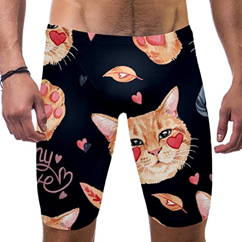 Short de bain pour homme motif chats XL maillot multicolore coloré