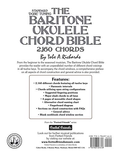 The Baritone Ukulele Chord Bible: DGBE Standard Tuning 2,160 Chords (FFHB10) - Image 2