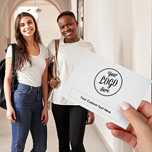 Custom Gift Card Holder Carrier 250 Pack Bulk for Businesses, Corporate Gifts, Employees, Customers Customized Message and Colors