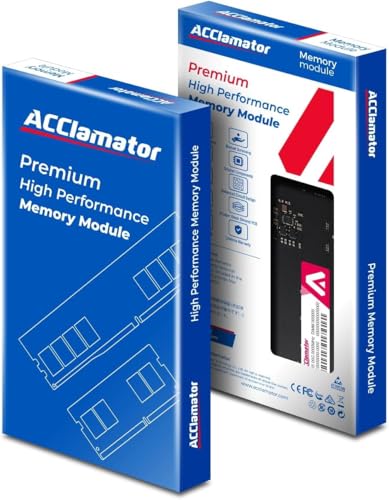 Image of DDR5 RAM 32GB Kit (2x16GB) 4800MHz (PC5-38400) CL40 1.1V On die ECC UDIMM 288-Pin Desktop Memory Module Acclamator