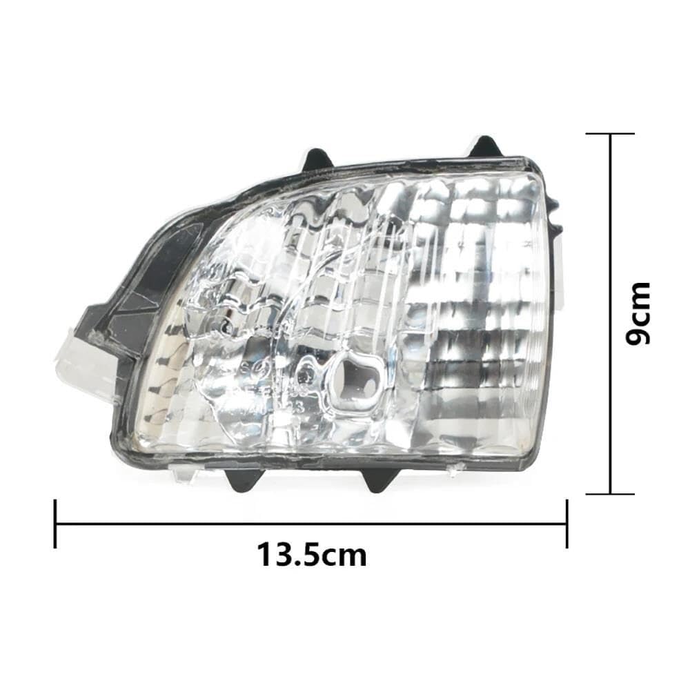 Lámpara Indicadora de Señal Giro del Espejo Retrovisor Compatible con Volvo Para X Para C70 Para Xc90 2007-2014 OE 31111814 Repetidor Lateral Intermitente