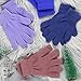 Motique Accessories Ladies Gloves Magic Knit Gloves for Women Solid Colors - Black