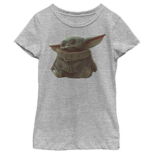 STAR WARS Girl's The Mandalorian The Mandalorian The Child Portrait T-Shirt