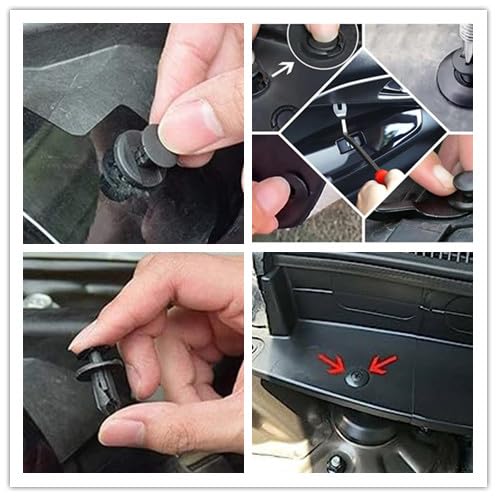 Set 190 Clip Fissaggio Auto - Rivetti Plastica Per Paraurti E Portiere