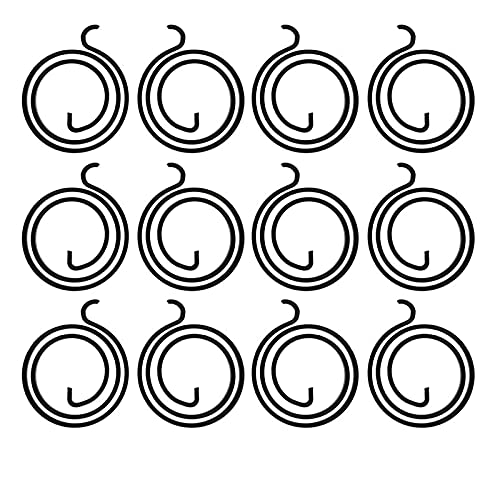Auto-plaza 12x Turning Lever Door Handles Spring Coil Replacement Parts 2.5 Turn Coil for Right Handed and Left Handed