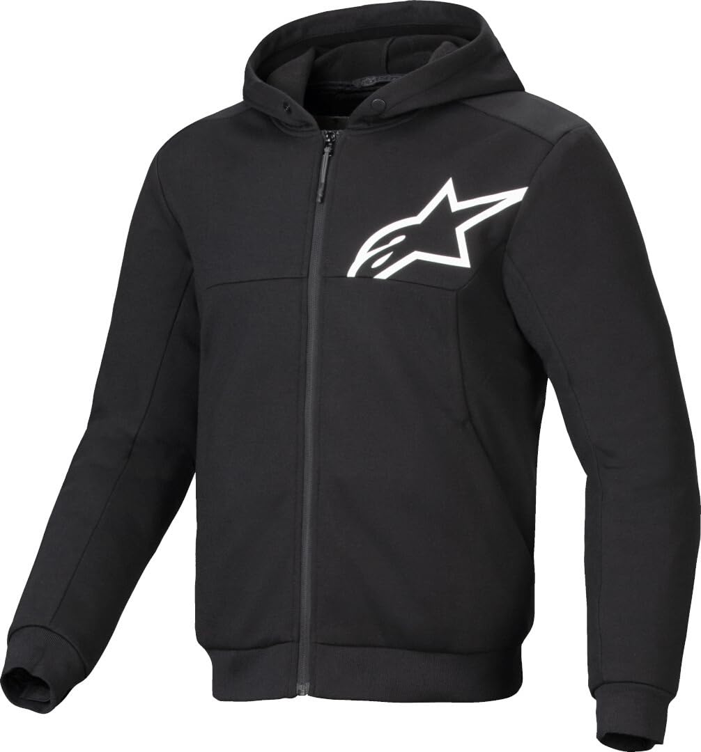 Alpinestars Chrome V2 Sport Bluza motocyklowa z zamkiem błyskawicznym, czarny, 3XL