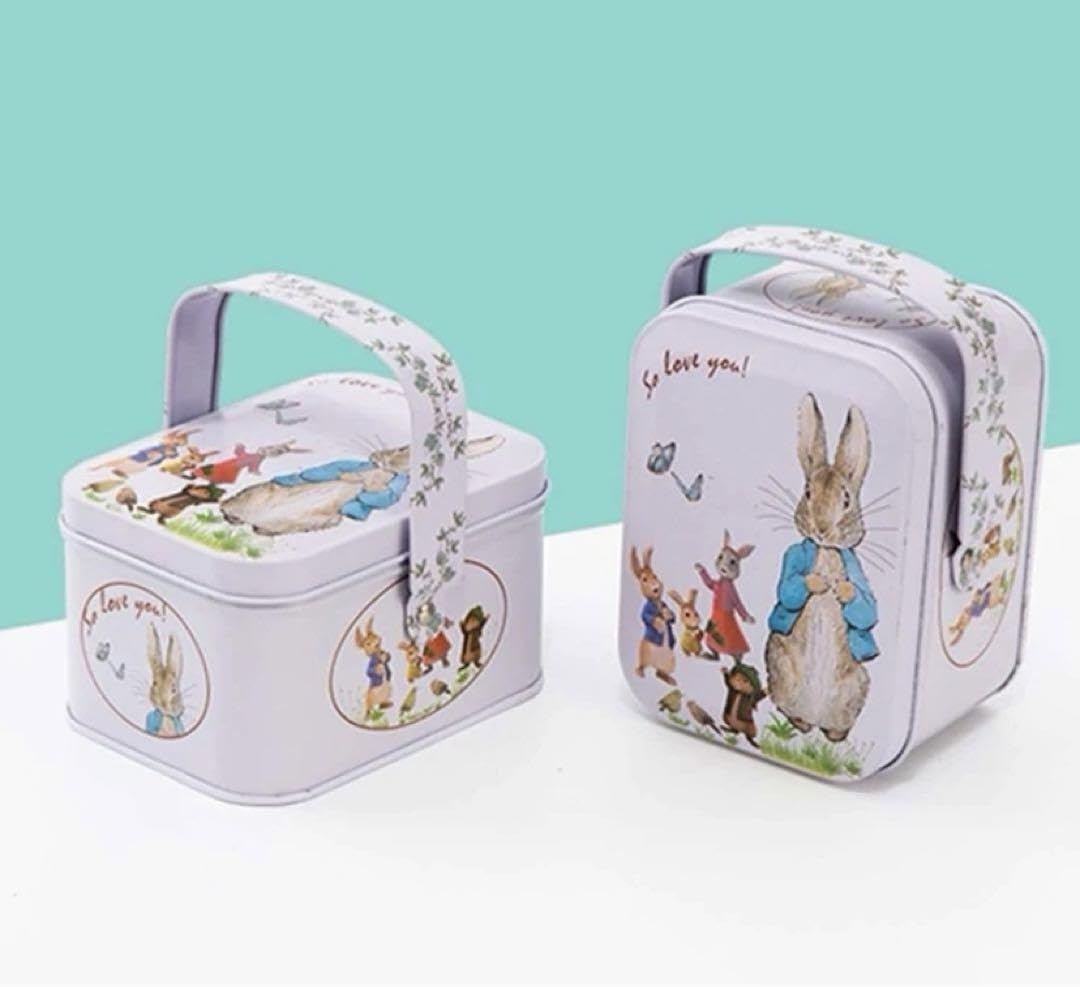 Amazon.co.jp: ピーターラビット うさぎ 小物入れ インテリア 缶