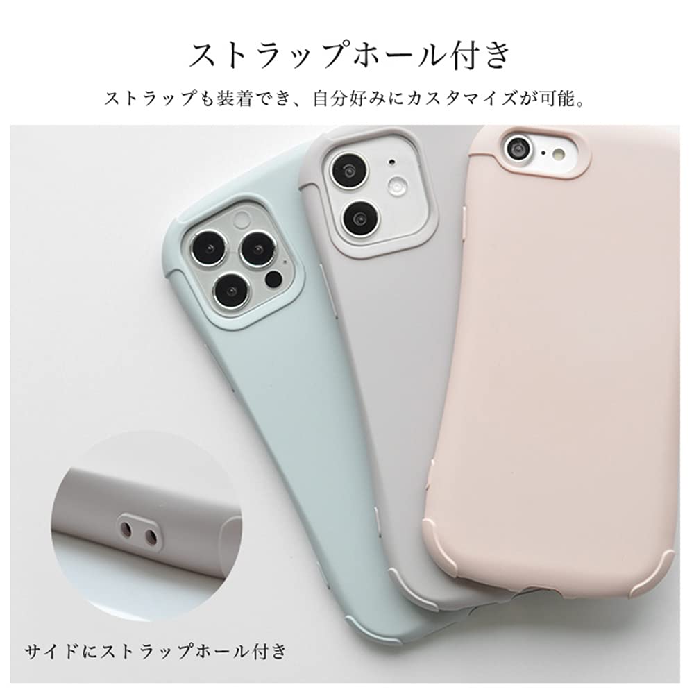 Amazon | iPhone13Pro iPhoneケース シリコンケース [マット素材/衝撃