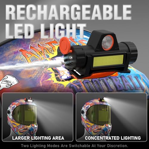 Image of YESWELDER Auto Darkening Welding Helmet with SIDE VIEW and LED, 180 Panoramic View, 1 /1 /1 /1 True Color Solar Powered Welder Hood, Wide Shade 3 /5-9 /9-13 Welder Mask for TIG MIG ARC CUT and GRIND