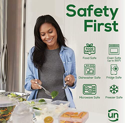 Unwasted Reusable Silicone Lids – Versatile Freezer To Microwave Cover For Food – Leak-Proof Silicone Stretch Lids For 5” - 8” Container, Bowl, Or Cup – Dishwasher Safe Silicone Bowl Covers Transparent Medium, 4 Pack (Set Of 4) #TOP2