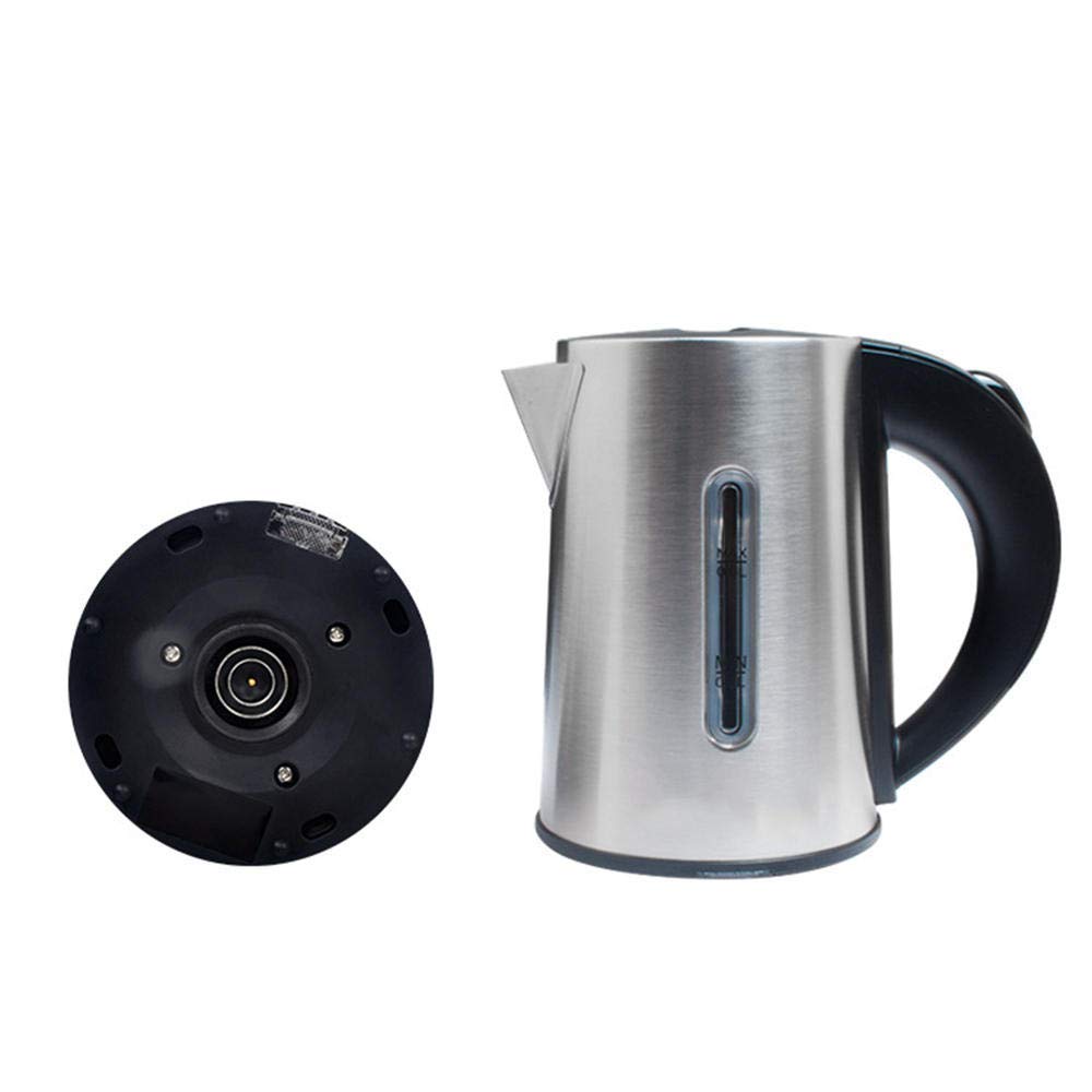Bollitore elettrico in acciaio inossidabile Bollitore elettrico Bollitore elettrico da viaggio @ Presente nero Safehappy