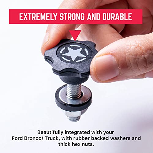 Image of GPCA GP Star Thumb Screws, M8 Bolt Set for Ford Bronco