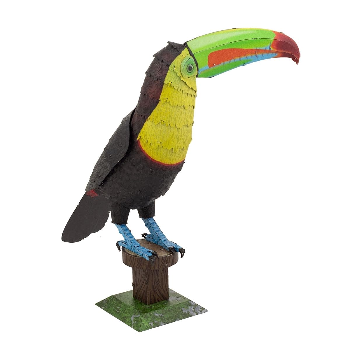 Metal Earth Keel Billed Toucan 3D Metal Model Kit Fascinations - Image 4