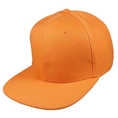Image of Gelante Plain Blank Flat Brim Adjustable Snapback Baseball Caps LOT 6 Pack