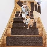Stair Treads Carpet Non Slip Self Adhesive, Carpet Stair, Stair Treads, Carpet Treads for Wood...