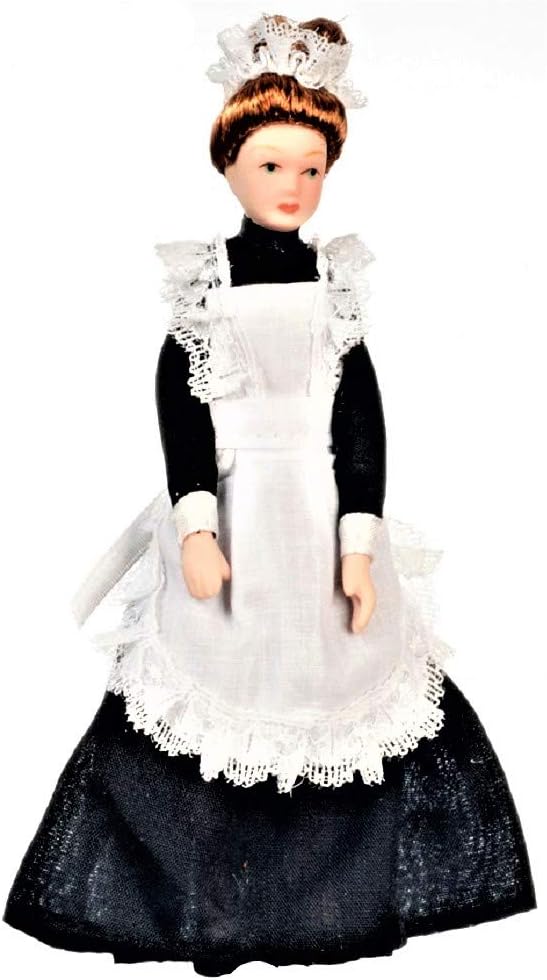 Melody Jane Dolls Houses Dollhouse Victorian Parlour Maid Woman Lady Servant Miniature Porcelain People