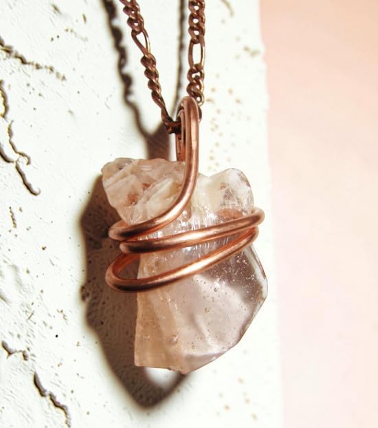 Gorgeous Genuine Monatomic Andara Crystal Pendant Copper #283