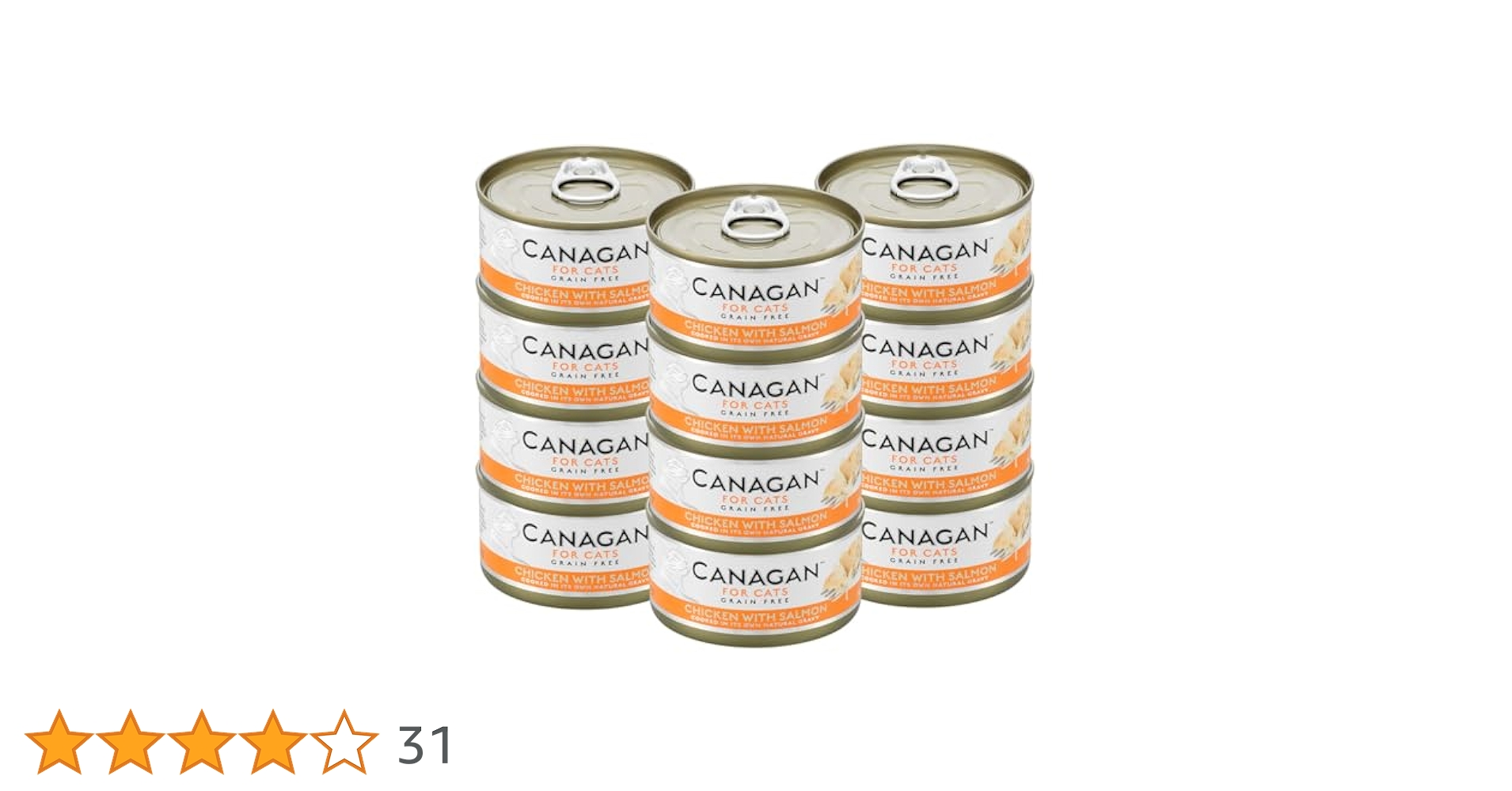 Amazon.co.jp: カナガン キャットフード チキン＆サーモン 缶詰