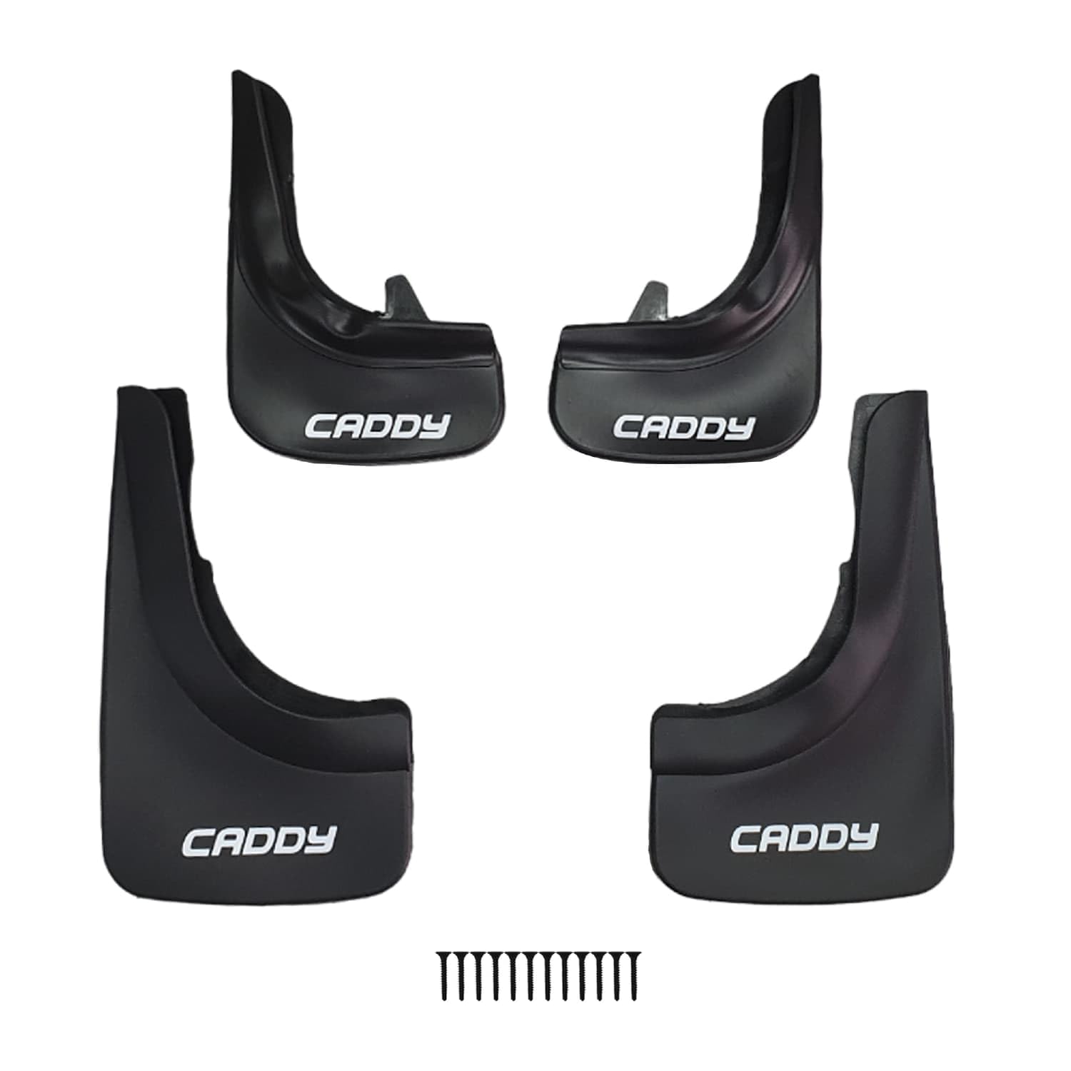 RE&AR Tuning Compatibile con Volkswagen Caddy 2003-2024 Parafanghi Anteriori e Posteriori Set del Veicolo 4 Pezzi Nero