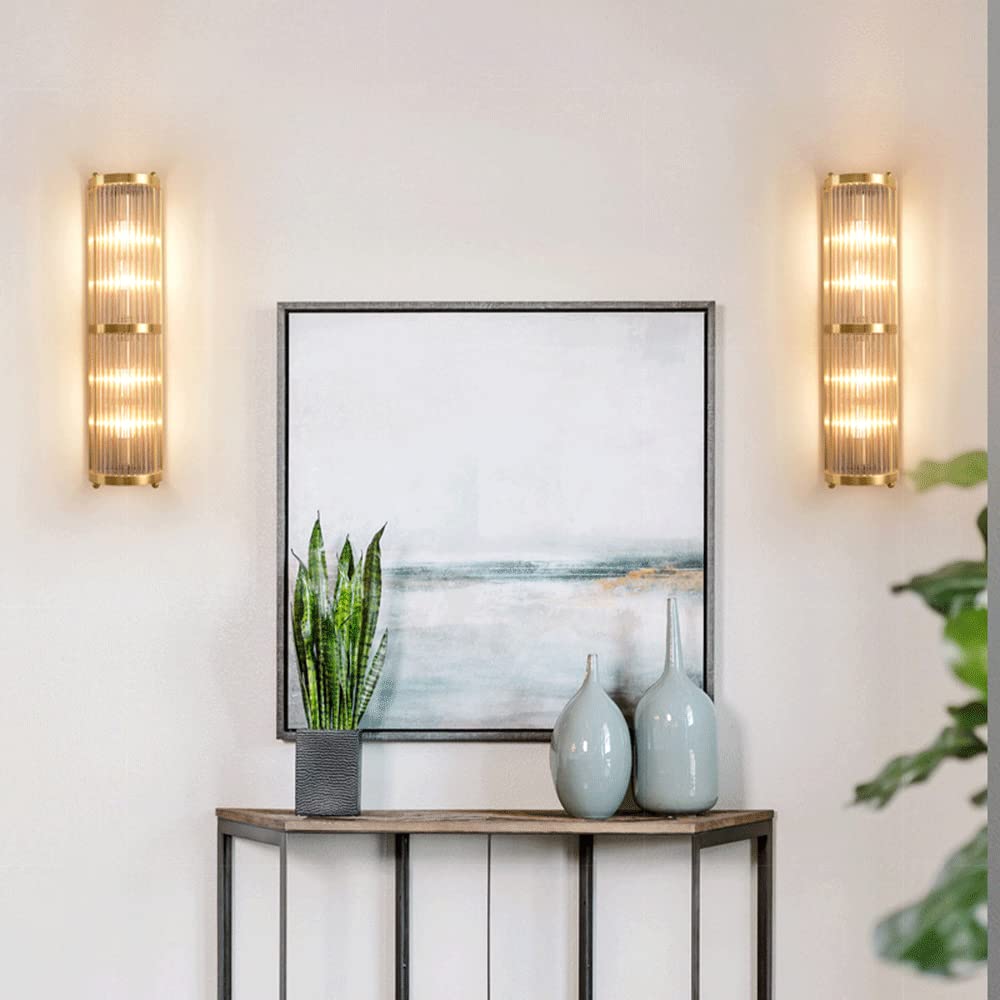Kreatywna szklana lampa ścienna, ocynkowana metalowa lampa ścienna z abażurem łączonym, postmodernistyczna dekoracyjna oprawa do sypialni, prosta lampa ścienna do przedpokoju i salonu E14*
