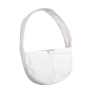 Indy Mall Portable Pet Travel Bag Crossbody Bag Handbag for Dog Travel Carry Outdoor White Within 6.5kg