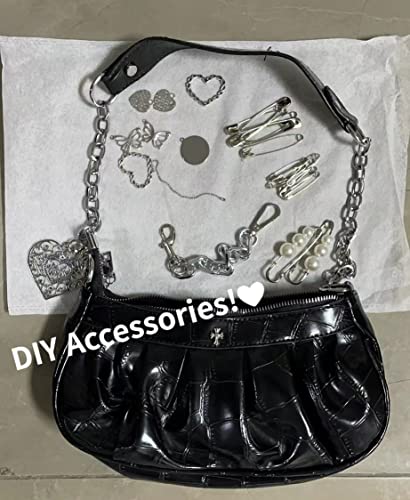 Gothic Aesthetic Purse for Women - PU Gothic Bag Y2K Fashion3