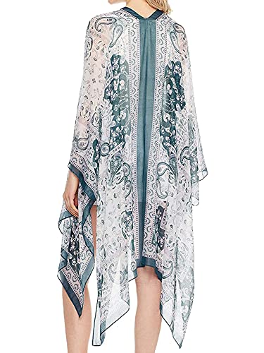 Image of Moss Rose Women Summer Bikini Kimono Bathing Suit Cover Ups for Swimwear