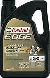Castrol 15E71C - Edge LL-17 FE+ SAE 0W-20 Full Synthetic Fluid Titanium Motor Oil, 5 Quarts