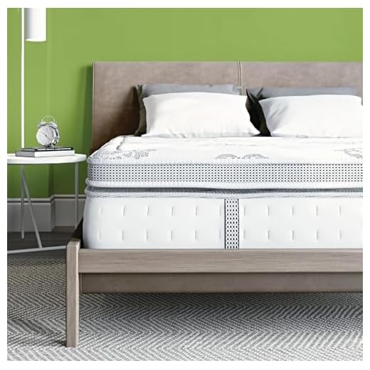 Classic Brands Gramercy Euro-Top Cool Gel Memory Foam and Innerspring Hybrid 14-Inch Mattress, Queen