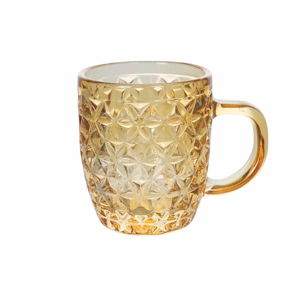 Set 6 tazzine caffè 90 ml in vetro colorato, Geometrie
