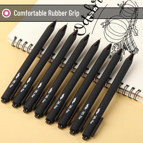 Mr. Pen Bolígrafo Retráctil Gel Pack 8 Tinta Negra miniatura 4
