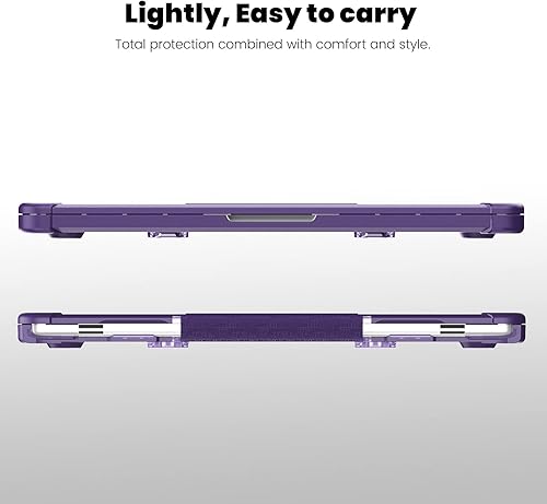 Miniatura 69 de Batianda Funda rígida resistente a prueba de golpes para MacBook Air de 15 pulgadas 2025 M4 2024 A3114 (M3) A2941 (M2) 2023, resistente a prueba