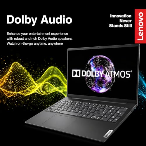 Image of Lenovo V15 Business Laptop, Next-Gen Intel Quad-Core Processor, 15.6 inch FHD 1080p Display, 16GB DDR5 RAM, 512GB SSD, Wi-Fi 6, RJ-45, Dolby Audio, Windows 11 Pro w /MS 365 for the Web, no Mouse