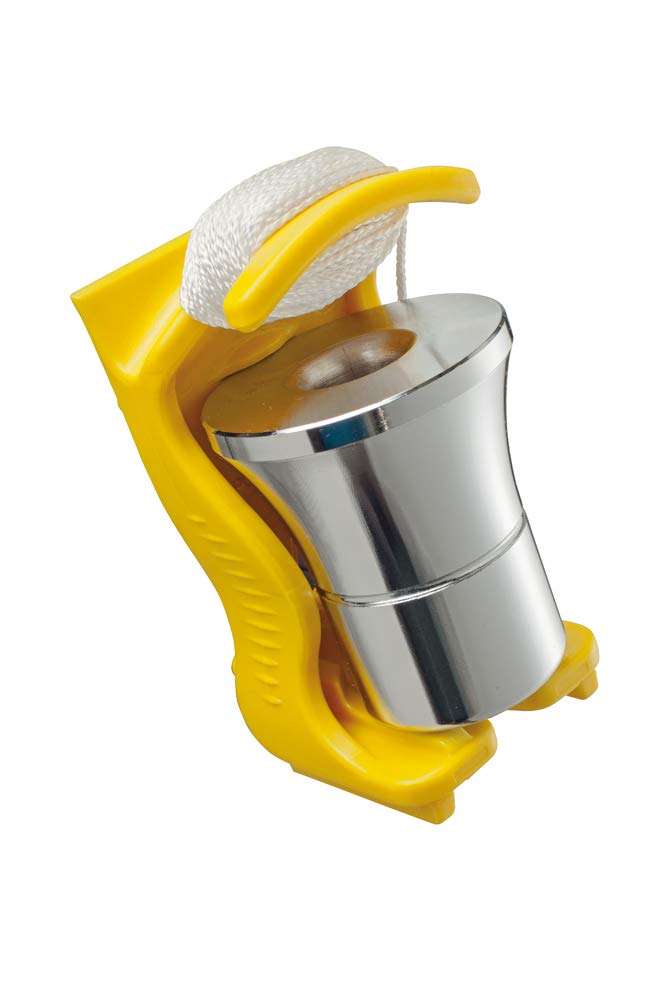 Leborgne, Fil à Plomb Magnétique Batipro, Avec Aimant de Fixation, Fil : 8 M, Plomb : 500 G, Acier/Nylon Support magnétique, Système d'enroulage du fil, ne gène pas lors de l'utilisation