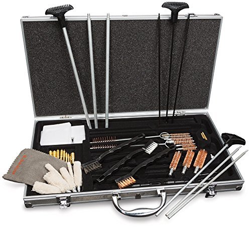 HOPPE'S Deluxe UACPR Premium Cleaning Kit W/Alum Case Box,Silver