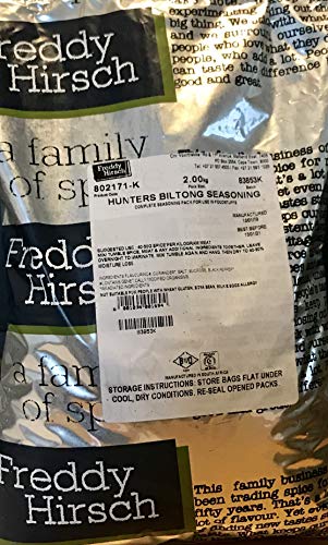 Hunters Biltong Spice, Freddy Hirsch 2kg- South African Spices for Biltong