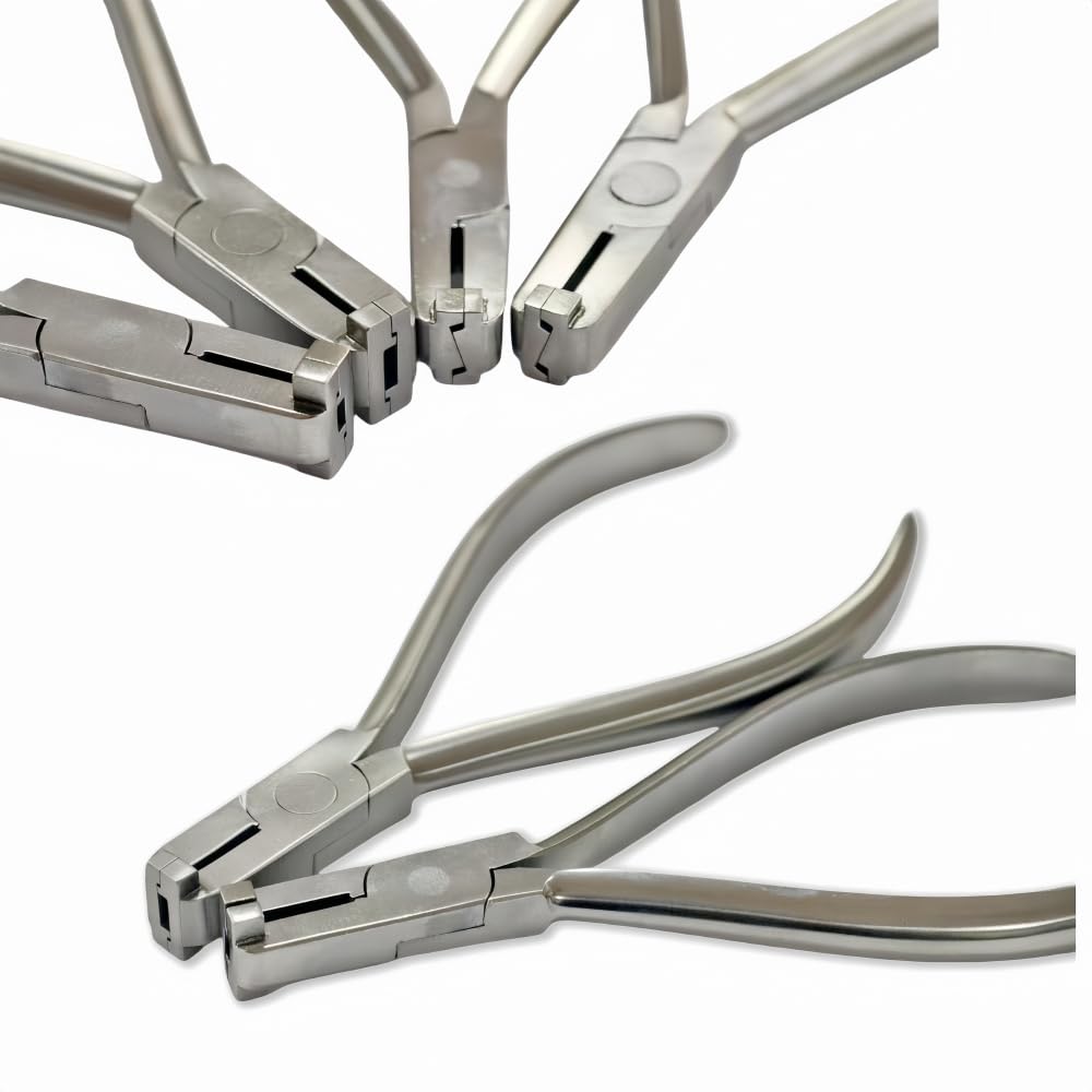 Dental Ortho Z Bent Bending Pliers,Z-Bend Forming plier Dental Wire Bending Forceps (1 piece Z Bent 7.0mm)