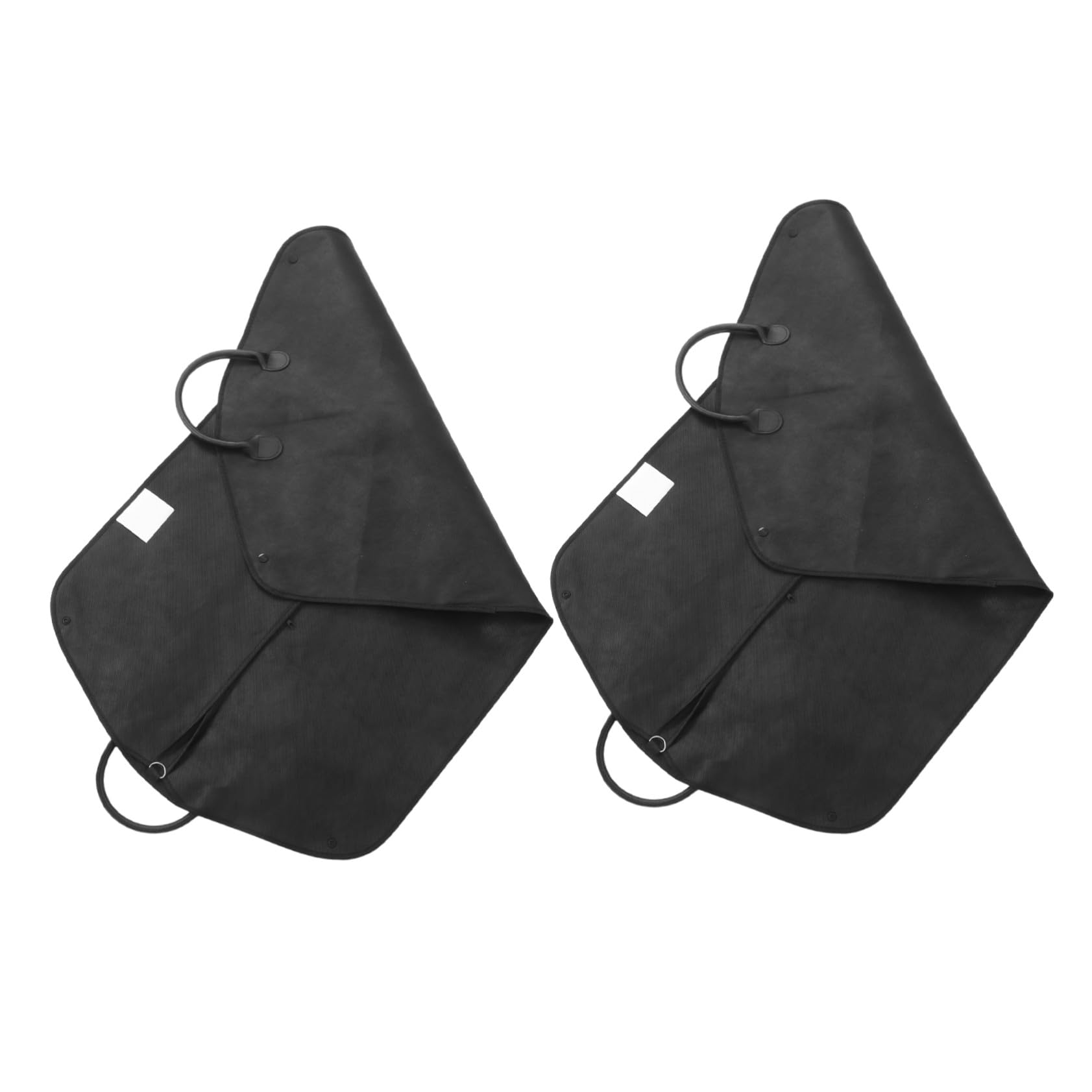 Funda de Traje de Vestir 2 Piezas de Tela No Tejida Negra | Cremallera Resistente y Asa Integrada, para Ropa y Abrigos, Uso en Oficina y Viajes de Trabajo