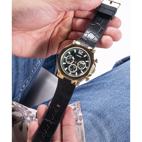 Image of Guess Men's GW0G Series| Analog Trend Watch| Polycarbonate Case| Silicone Bracelet | 50M Water Resistance