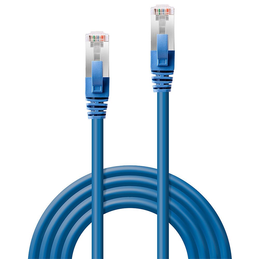LINDY 45650 30m Cat.6 S/FTP LSZH kabel sieciowy, niebieski