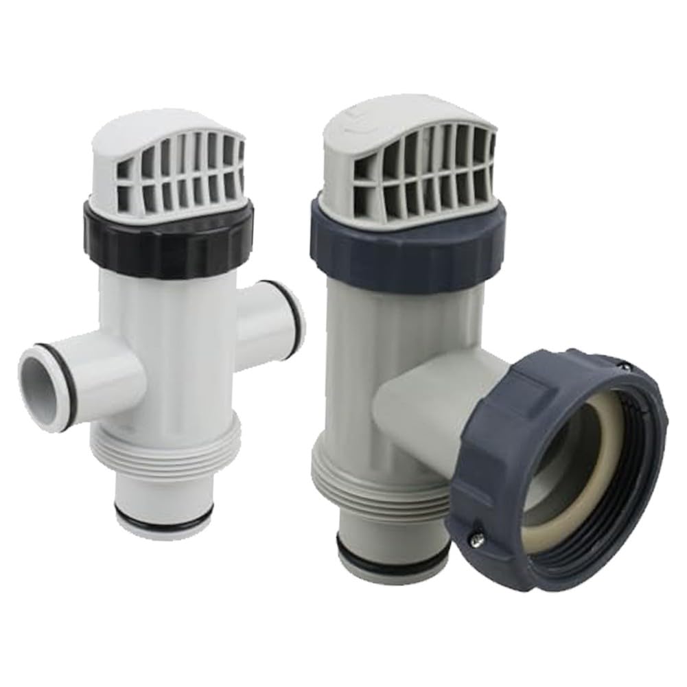 Valve à piston double pour stopper l'eau de la pompe Intex 28633EG