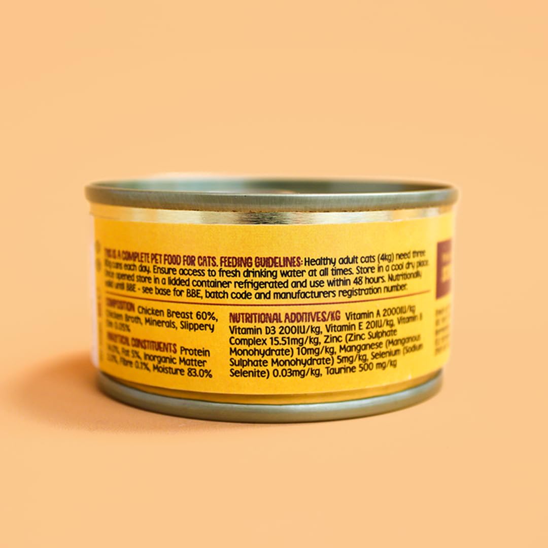 Scrumbles Natural Wet Cat Food, Shredded Chicken in Broth 12x 70g — view 3