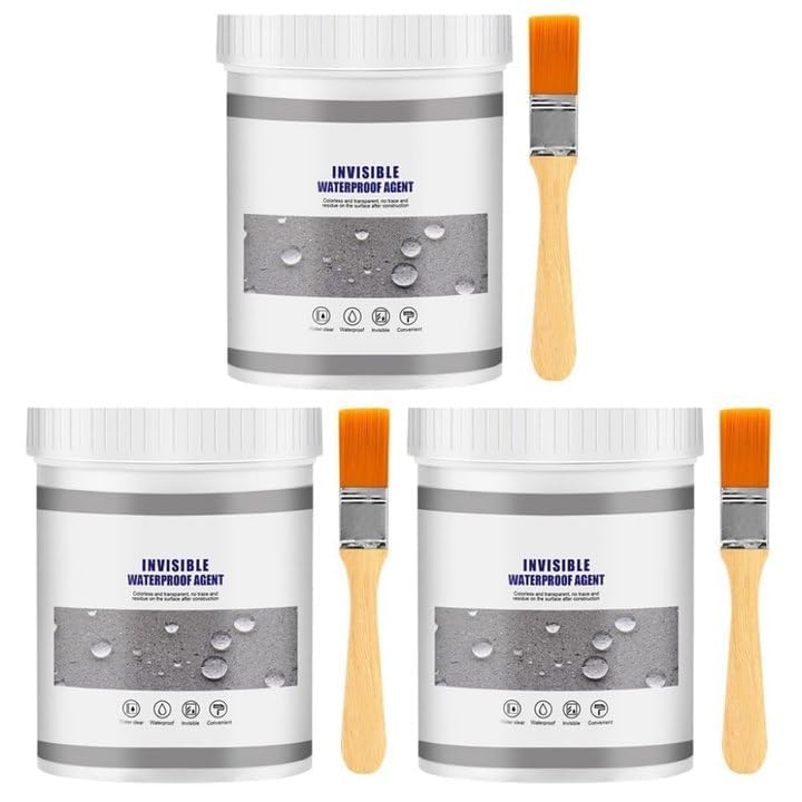 Roof Water Leakage Solution,Waterproof Glue,Sealant Glue,Water Leakage Solution,Waterproof Coating,Water Proof Glue, Transparent Crack Seal, Liquid Rubber for Waterproofing (900 Gram)