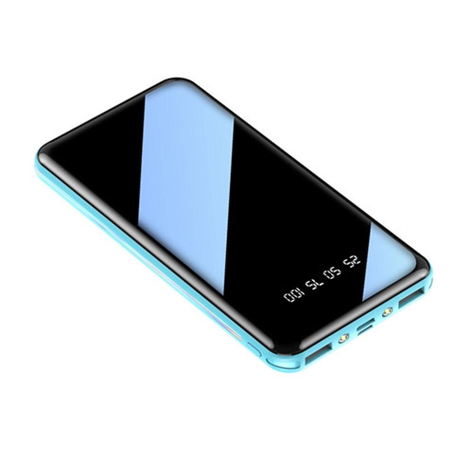 Przenośna ładowarka 30000 mAh cyfrowy wyświetlacz bateria zewnętrzna do iPhone Xiaomi Huawei zielona