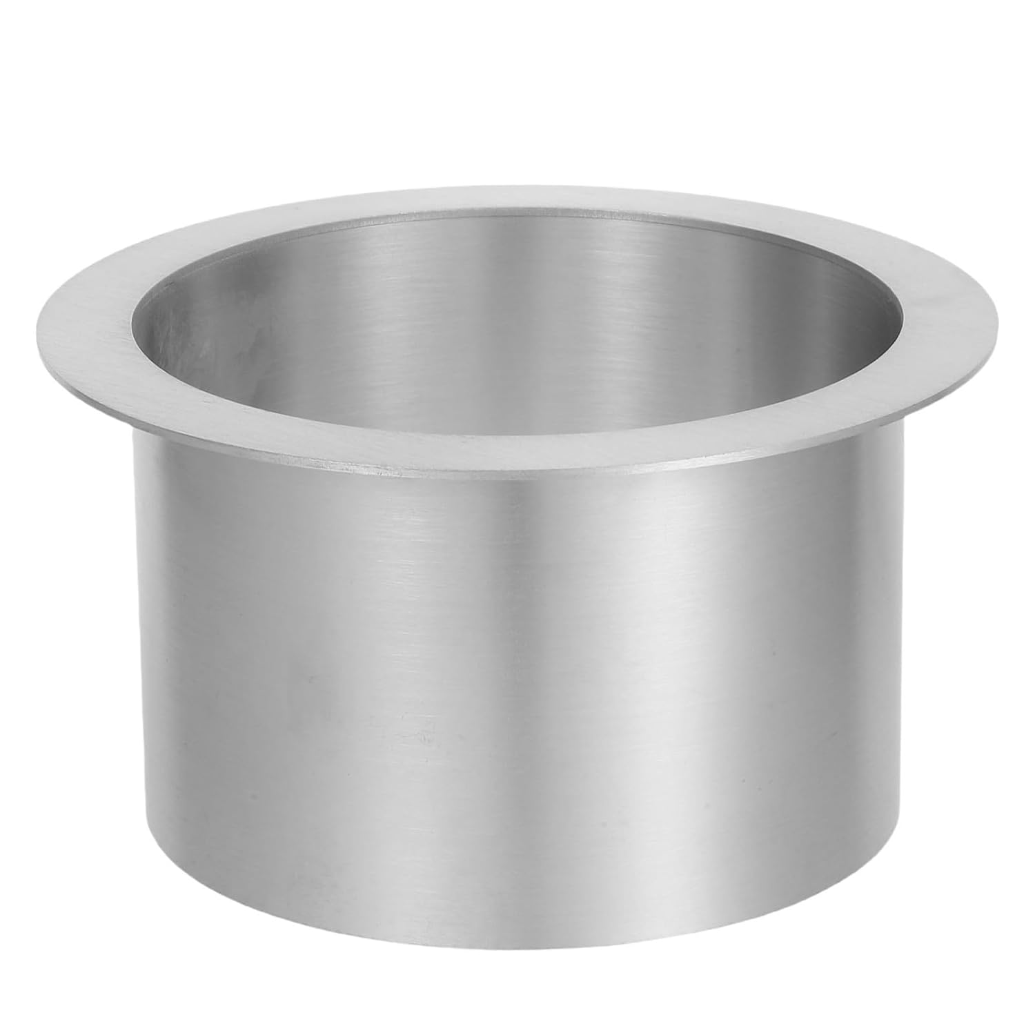 Stainless Steel Trash Chute Grommet for Countertop Embedded Waste Disposal, 304 Round Recessed Trash Can Accessory for Kitchen and Restaurant Use