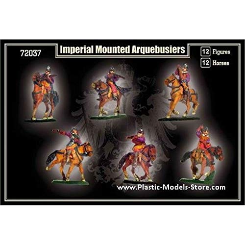 Kit modelo 1/72 Arquebusiers montados imperial 12 figuras miniatura 2